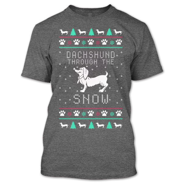 A black t-shirt with the shopify logo