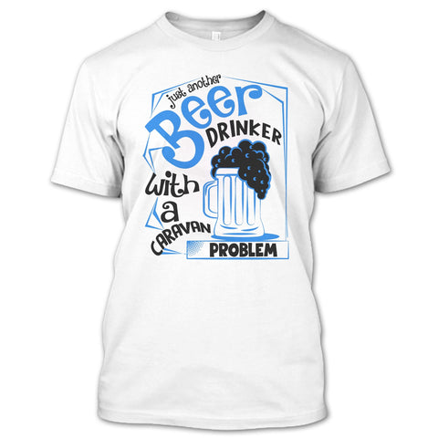 A black t-shirt with the shopify logo