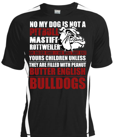 A black t-shirt with the shopify logo