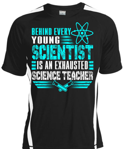 A black t-shirt with the shopify logo