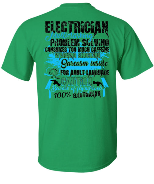 Electrician Multitasking T Shirt, I Love Electrician T Shirt