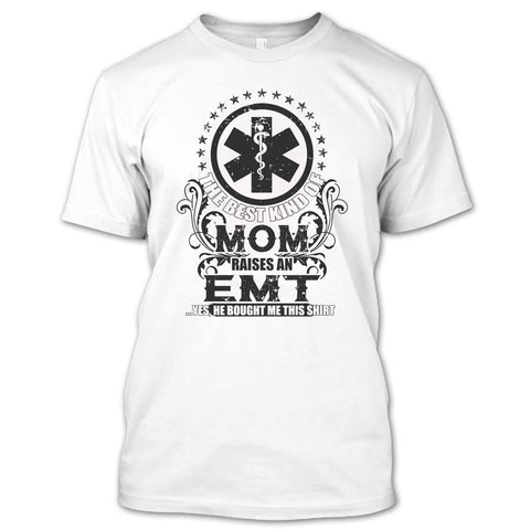 A black t-shirt with the shopify logo