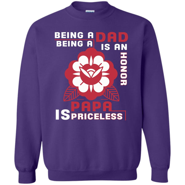 Being A Papa Is Priceless T Shirt, Coolest Papa Sweatshirt