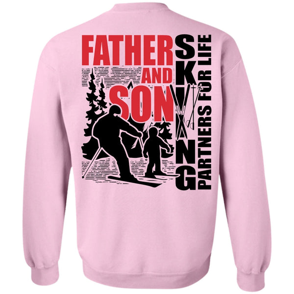 I Love Skiing T Shirt, Father And Son Skiing Partners For Life Sweatshirt