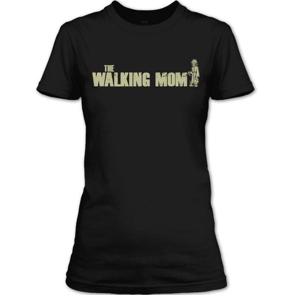 A black t-shirt with the shopify logo