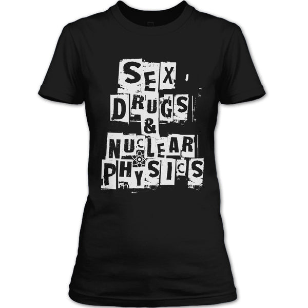 A black t-shirt with the shopify logo