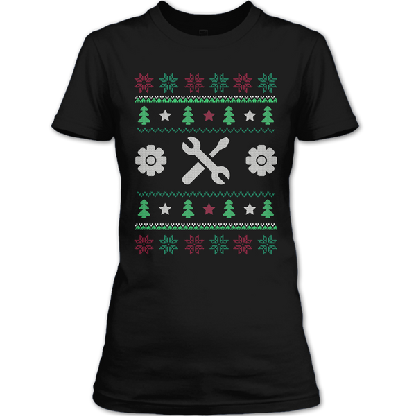 A black t-shirt with the shopify logo