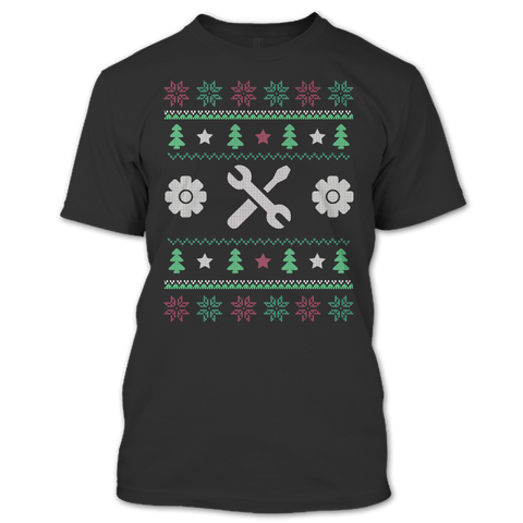 A black t-shirt with the shopify logo