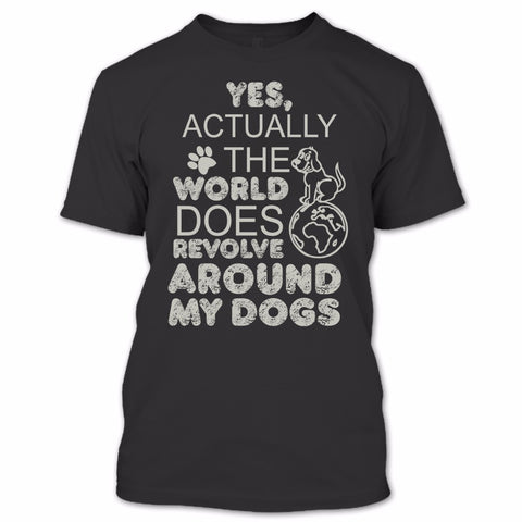 A black t-shirt with the shopify logo