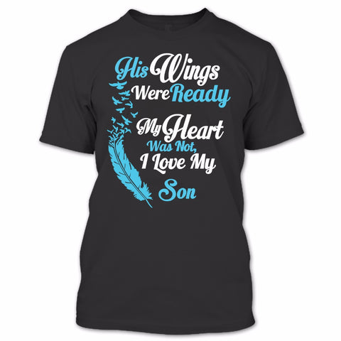 A black t-shirt with the shopify logo