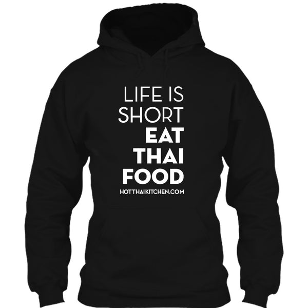 A black t-shirt with the shopify logo