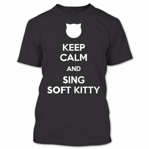 A black t-shirt with the shopify logo