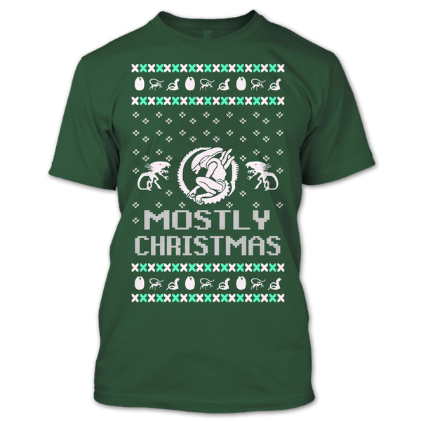 A black t-shirt with the shopify logo