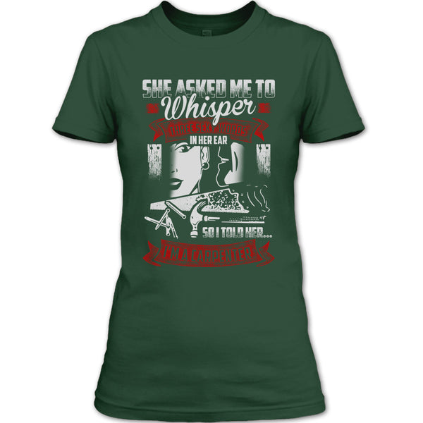 A black t-shirt with the shopify logo