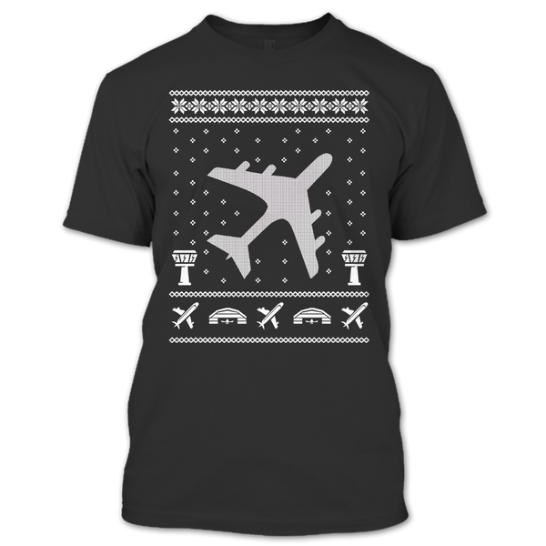 A black t-shirt with the shopify logo