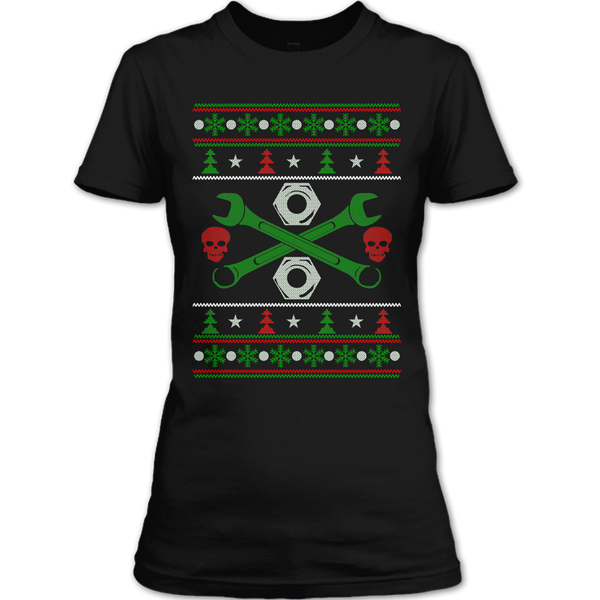 A black t-shirt with the shopify logo