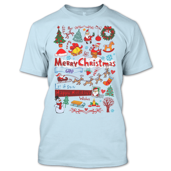 A black t-shirt with the shopify logo