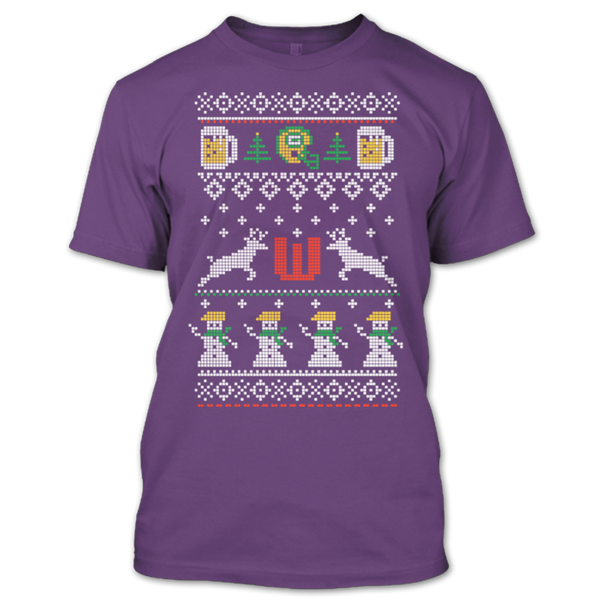 A black t-shirt with the shopify logo