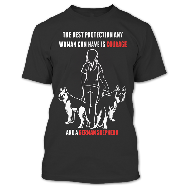 A black t-shirt with the shopify logo