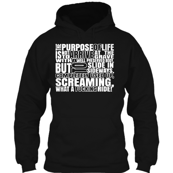 A black t-shirt with the shopify logo