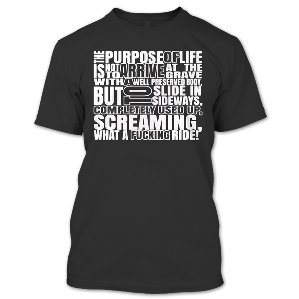 A black t-shirt with the shopify logo