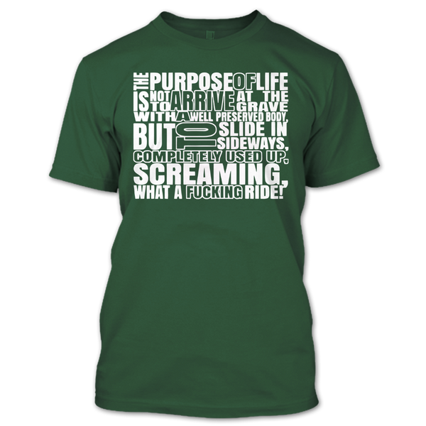 A black t-shirt with the shopify logo