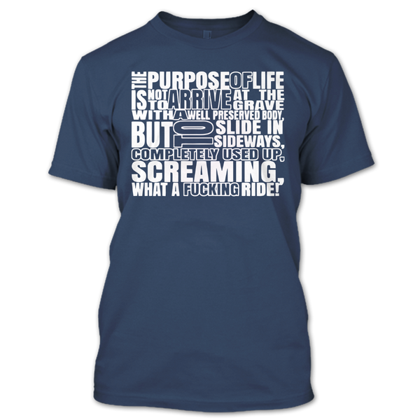 A black t-shirt with the shopify logo