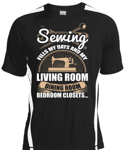 A black t-shirt with the shopify logo