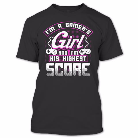 A black t-shirt with the shopify logo