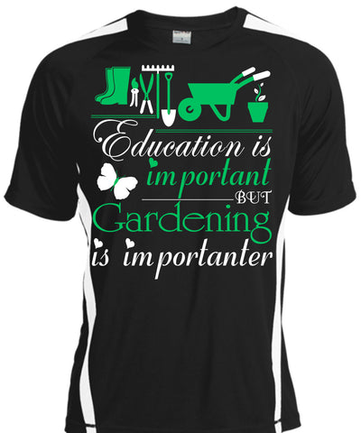 A black t-shirt with the shopify logo