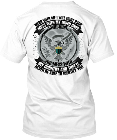 A black t-shirt with the shopify logo