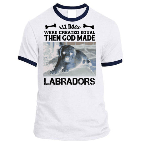 A black t-shirt with the shopify logo