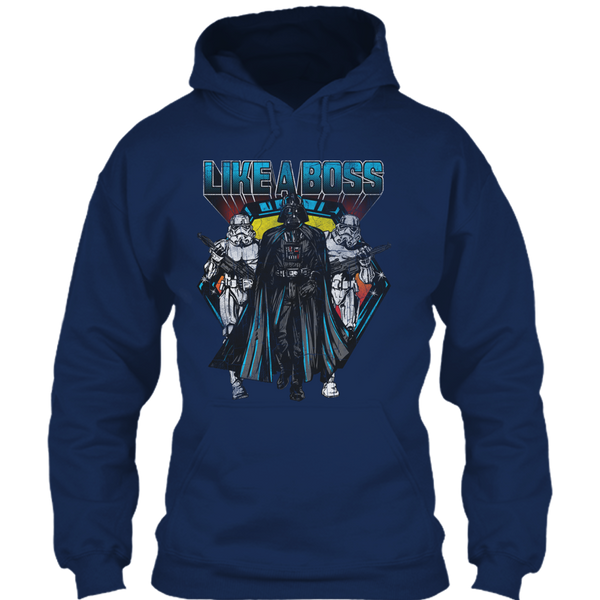 A black t-shirt with the shopify logo