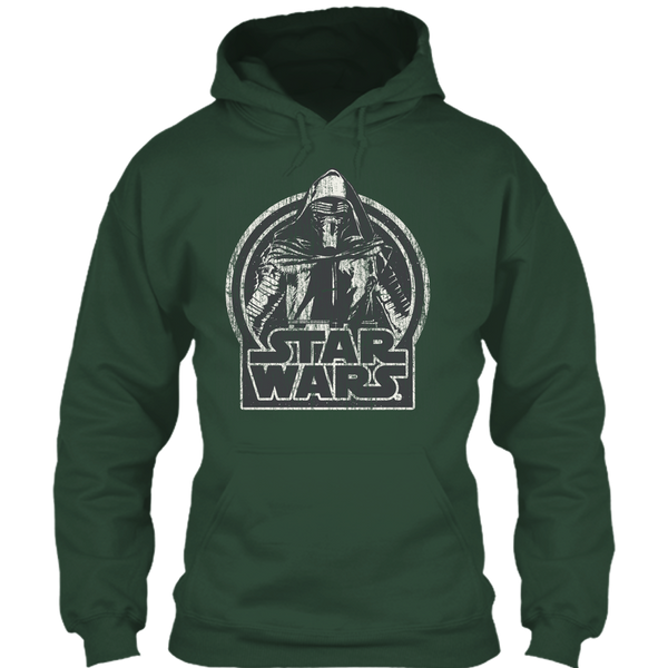 A black t-shirt with the shopify logo