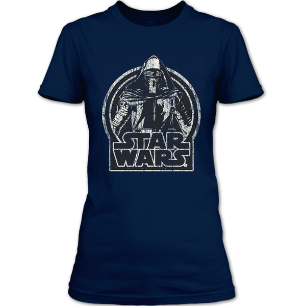 A black t-shirt with the shopify logo