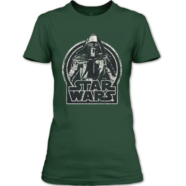 A black t-shirt with the shopify logo