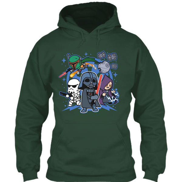 A black t-shirt with the shopify logo