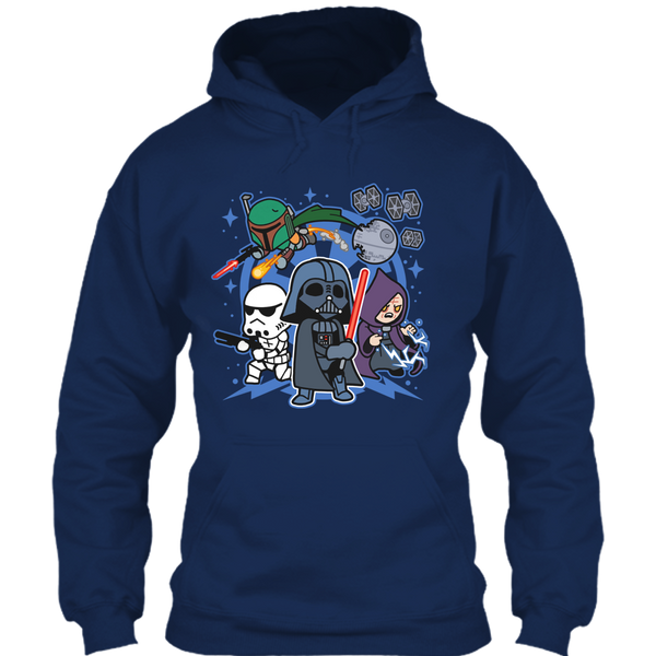 A black t-shirt with the shopify logo