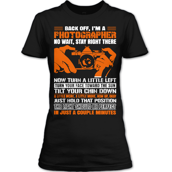 A black t-shirt with the shopify logo