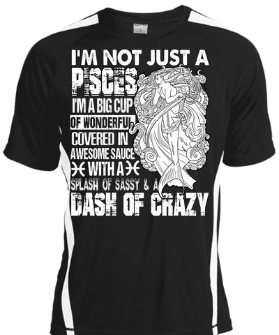 A black t-shirt with the shopify logo