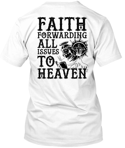 A black t-shirt with the shopify logo