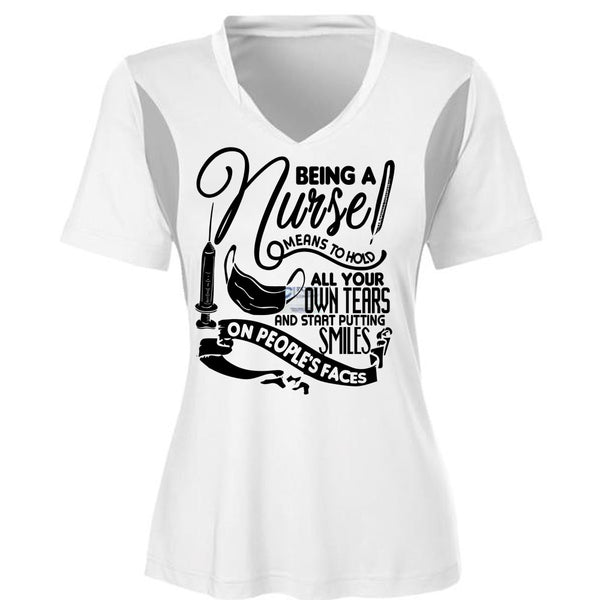 Being A Nurse Means To Hold T Shirt, I Love Nursing T Shirt, Awesome T-Shirts