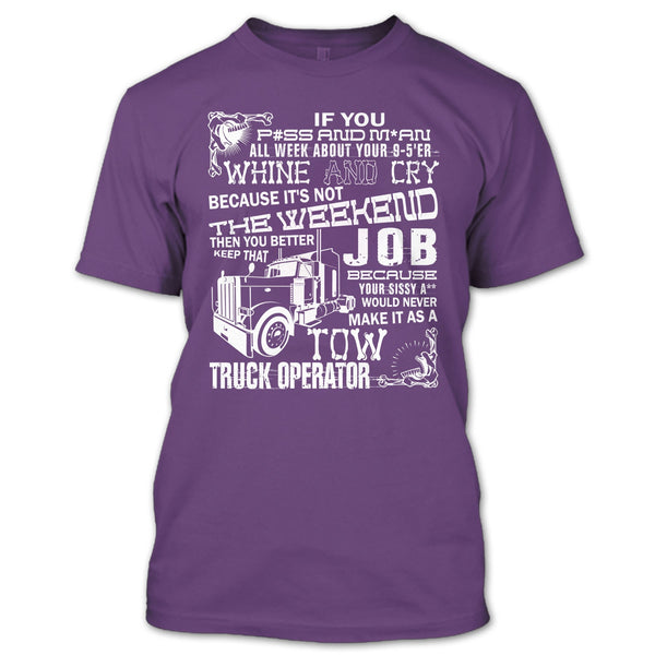 Tow Truck Operator T Shirt, Coolest Truck Operator T Shirt