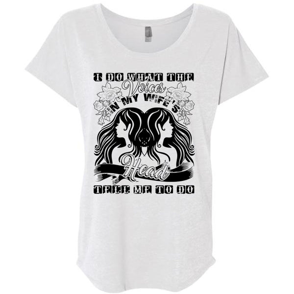 I Do What The Voices In My Wife's T Shirt, Being A Husband T Shirt, Awesome T-Shirts