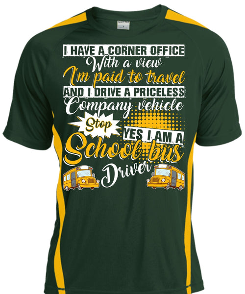 I Am A School Bus Driver T Shirt, I'm Paid To Travel T Shirt, Cool Shirt