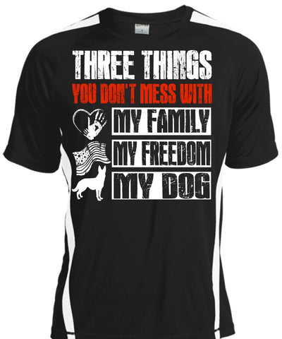 A black t-shirt with the shopify logo