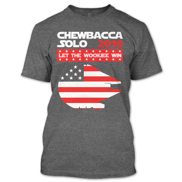 A black t-shirt with the shopify logo