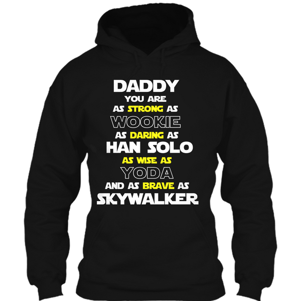 A black t-shirt with the shopify logo