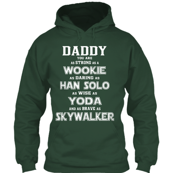 A black t-shirt with the shopify logo