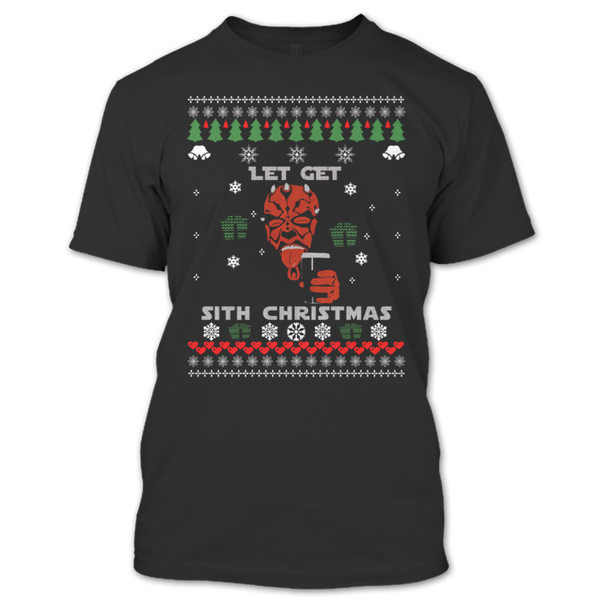 A black t-shirt with the shopify logo